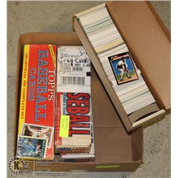 FLAT OF ASSORTED BASEBALL CARDS