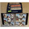 Image 1 : CRATE WITH 4 BINDERS OF HOCKEY CARDS