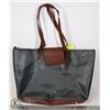 Image 1 : ANNA MARTINA FRANCO BLACK/BROWN TOTE