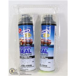 PAIR OF PUNCTURE SEAL GUNK