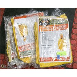 3 PIONEER PVC RAIN JACKETS SIZE SMALL