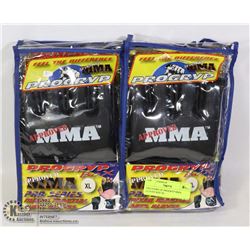TWO PAIRS OF PROGRYP MMA GLOVES SIZE XL