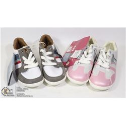 TWO PAIRS OF PEPPERTS KINDER SNEAKERS SIZE 34