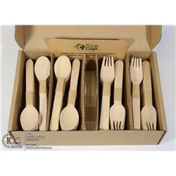 ECO LOGIC WOODEN CUTLERY SET