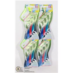 FOUR 3 PACKS OF MINI BIKINI RAZORS