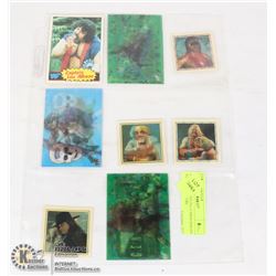 8 X WWF WRESTLING CARDS HOGAN STONE COLD MORE
