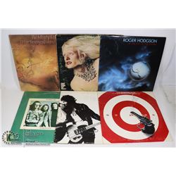 6 X ROCK RECORDS COLLECTIBLE CONDITION SUPERTRAMP MORE