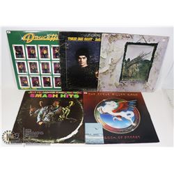 5 COLLECTOR RECORDS LED ZEPPELIN & MORE
