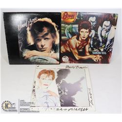 3 x DAVID BOWIE CLASSIC RECORDS COLLECTIBLE CONDITION