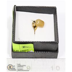 VTG AGATE STONE TIE CLIP 1960'S