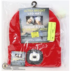 NEW RED ULTRA BRIGHT LED HATS