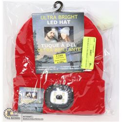 NEW RED ULTRA BRIGHT LED HATS
