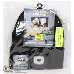NEW BLACK ULTRA BRIGHT LED HATS