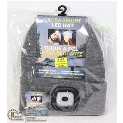 NEW GREY ULTRA BRIGHT LED HATS