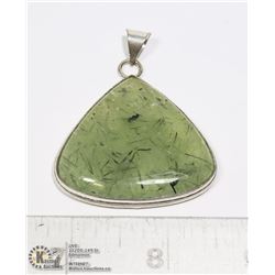 #47-PREHNITE PENDANT