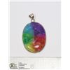 Image 1 : #15-RAINBOW SOLAR QUARTZ PENDANT