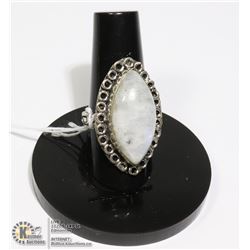 #59-MOONSTONE RING/ SIZE 7.5