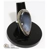 Image 1 : #67-DENDRITIC OPAL RING/ SIZE 6.75