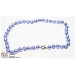 #207-SEA SHELL PEARL NECKLACE 17.5"/10mm