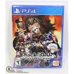 NEW HACK// G.U. LAST RECODE GAME FOR PS4