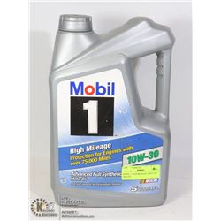 MOBIL 1 HIGH MILEAGE 10W30 5QT SEALED