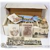 Image 1 : LONG WHITE CARDBOARD BOX OF POSTCARDS : MIXED