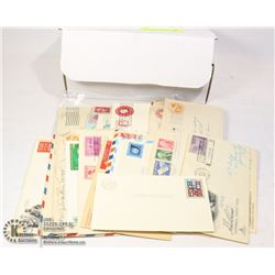 BOX OF 25 FIRST DAY COVER COLLECTIBLE STAMPS