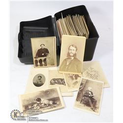 OVER 75 19TH CENTURY PORTRAITS (CDV)