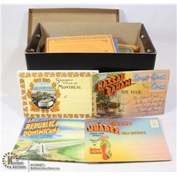 BOX OF POSTCARDS BOOKLETS