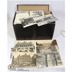 BOX OF FRANCE POSTCARDS COLLECTION