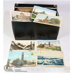 BOX OF CANADA POSTCARDS COLLECTION