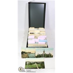 METAL BOX OF CANADA POSTCARDS