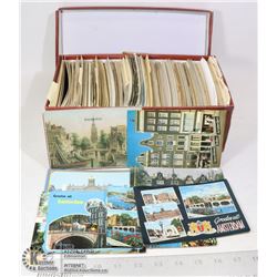 NETHERLANDS POSTCARDS IN RED SHOEBOX