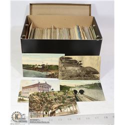 BOX OF USA, IRELAND, GERMANY POSTCARDS COLLECTION