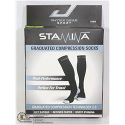 ANTI FATIGUE COMPRESSION SOCKS SIZE L/ XL