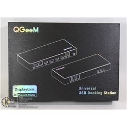 QGeeM 4K DISPLAY LINK UNIVERSAL USB DOCKING STATION