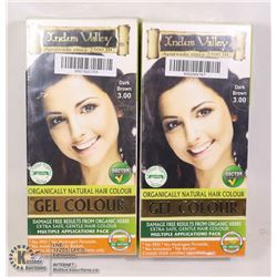 TWO BOXES OF INDUS VALLEY DARK BROWN ORGANICALLY