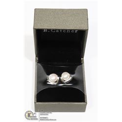 NEW B. CATCHER FRESHWATER PEARL EARRING SET