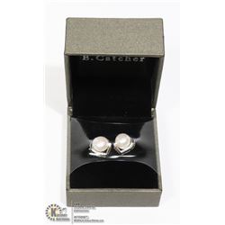 NEW B. CATCHER FRESHWATER PEARL EARRING SET