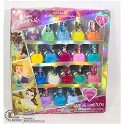 18PC DISNEY PRINCESS NAIL POLISH SET