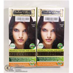 TWO BOXES OF INDUS VALLEY BURGUNDY ORGANICALLY