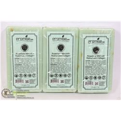 3 BARS OF PROMISE CBD ROSEMARY MINT WITH