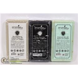 3 ASSORTED BARS OF PROMISE CBD BAR SOAP