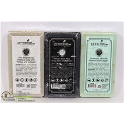 3 ASSORTED BARS OF PROMISE CBD BAR SOAP