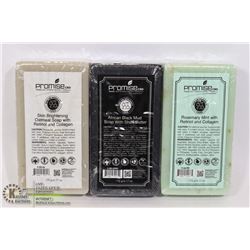 3 ASSORTED BARS OF PROMISE CBD BAR SOAP