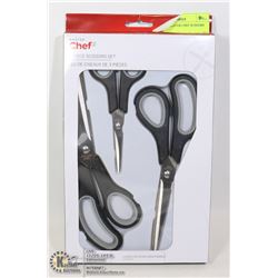 NEW 3PC MASTER CHEF SCISSORS SET