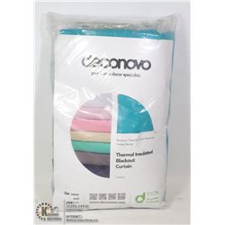 DECONOVO 2PC THERMAL INSULATED BLACKOUT CURTAIN