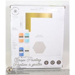DIY SCRAPE PAINTING SET FOR BEGINNERS