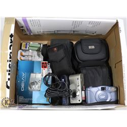 CAMERAS VARIOUS AGE 35 MM AA BATTERY KODAK