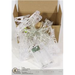 BATTERY POWERED LED CLIP ON LIGHT STRING